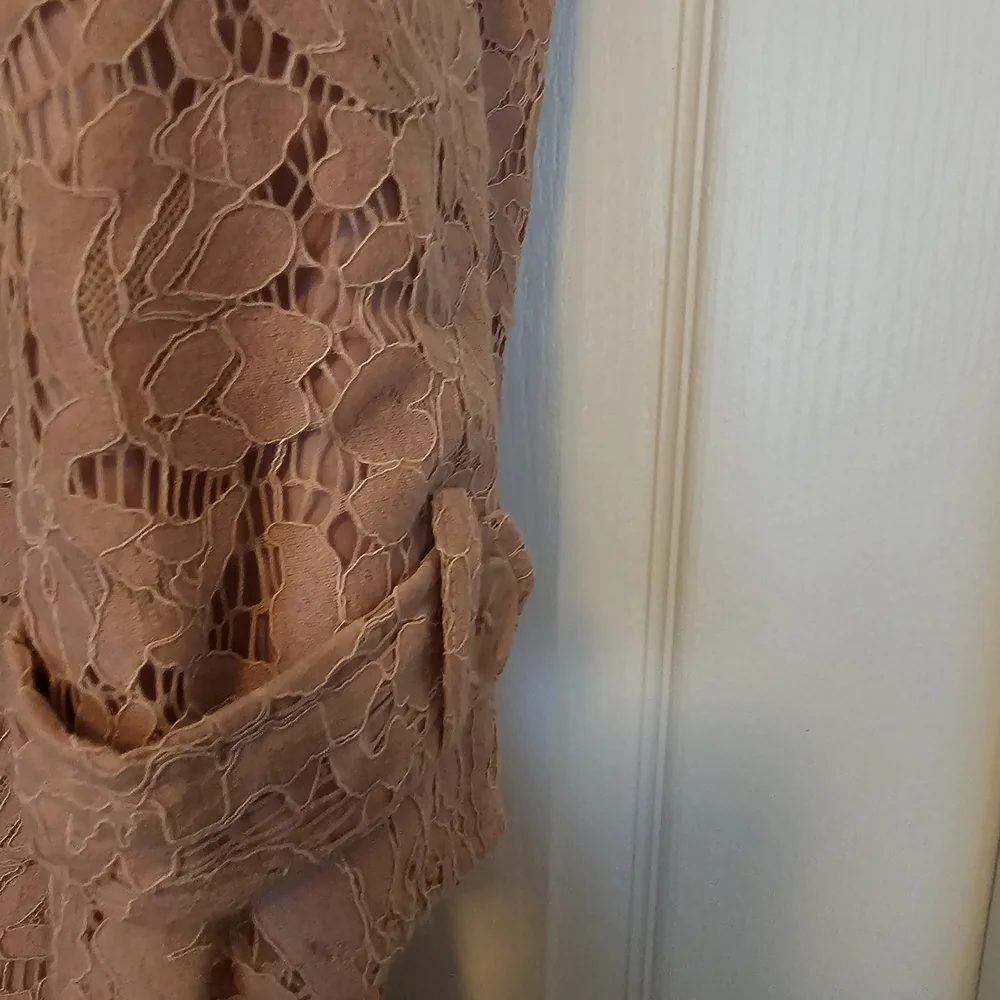 Torrid Pink Lace Pea Coat - Picture 10 of 16